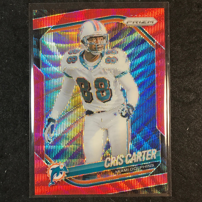2025 Prizm Football CRIS CARTER Base Red Wave /149 #214