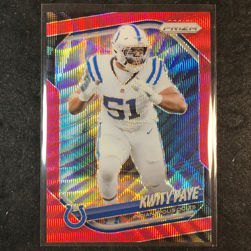 2025 Prizm Football KWITY PAYE Base Red Wave /149 #286