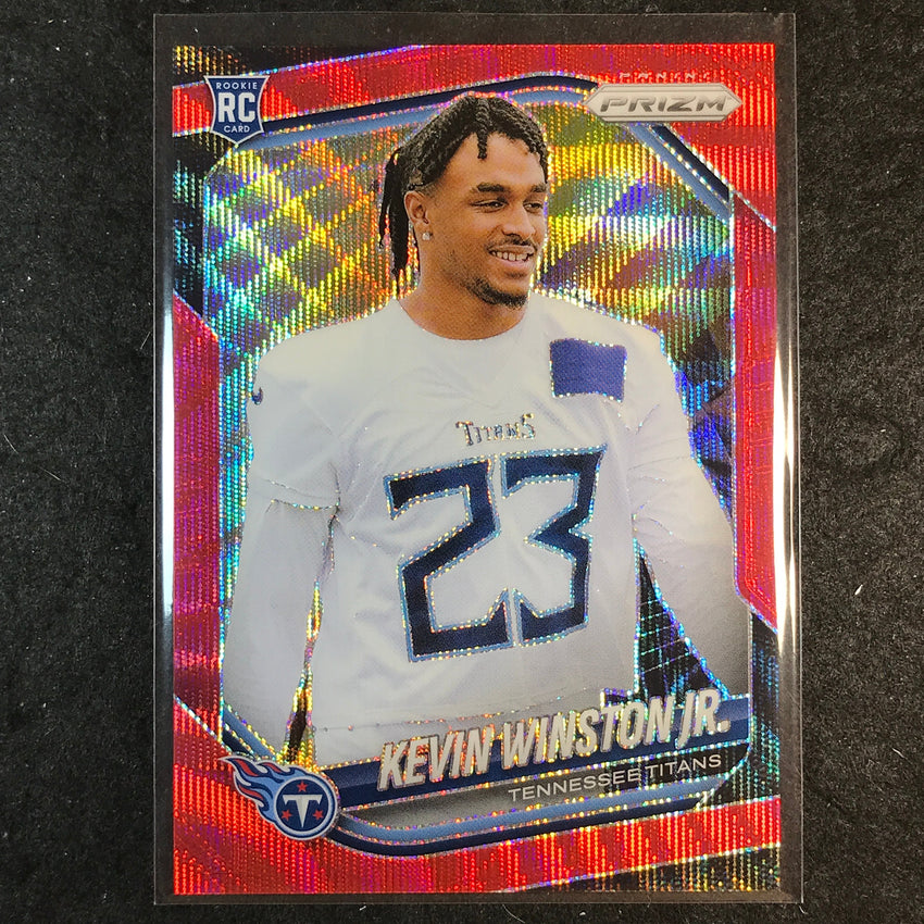 2025 Prizm Football KEVIN WINSTON JR. Rookie Base Red Wave /149 #340