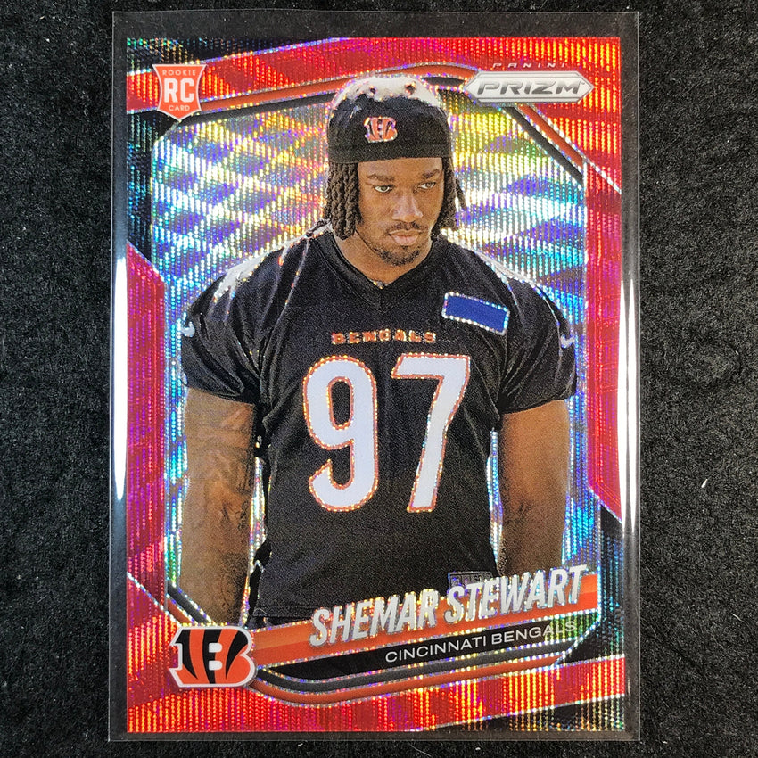 2025 Prizm Football SHEMAR STEWART Rookie Base Red Wave /149 #344