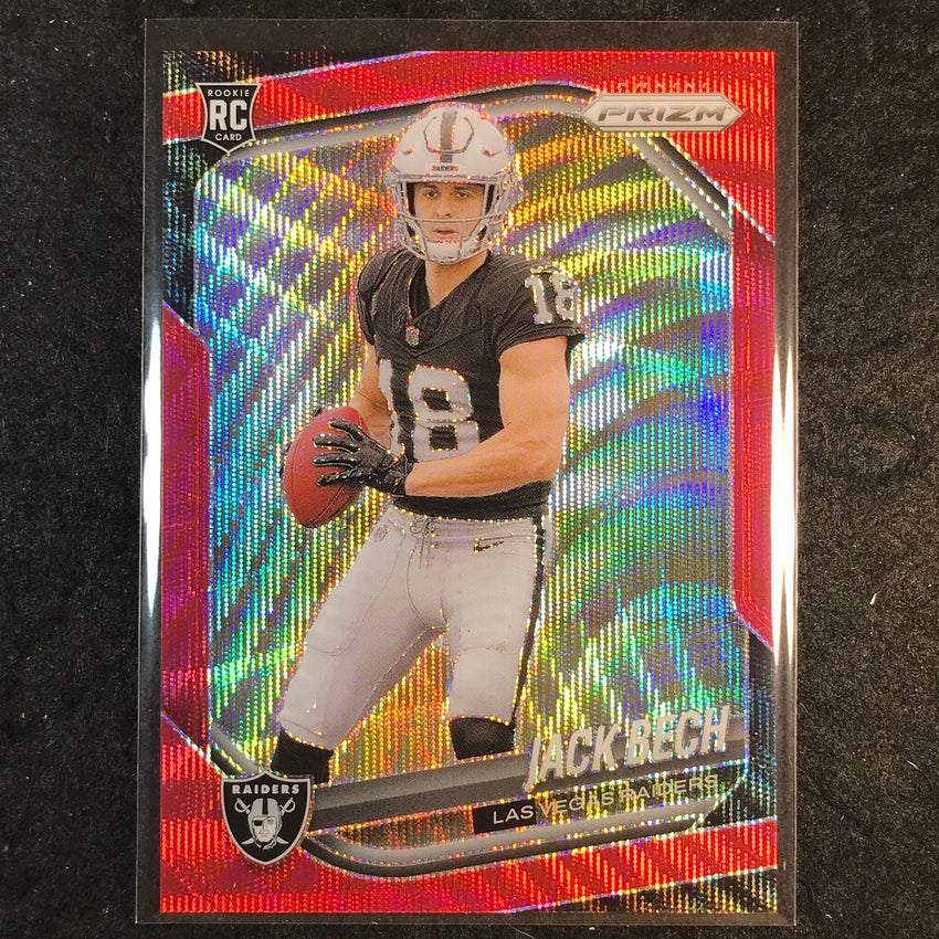 2025 Prizm Football JACK BECH Rookie Base Red Wave /149 #346
