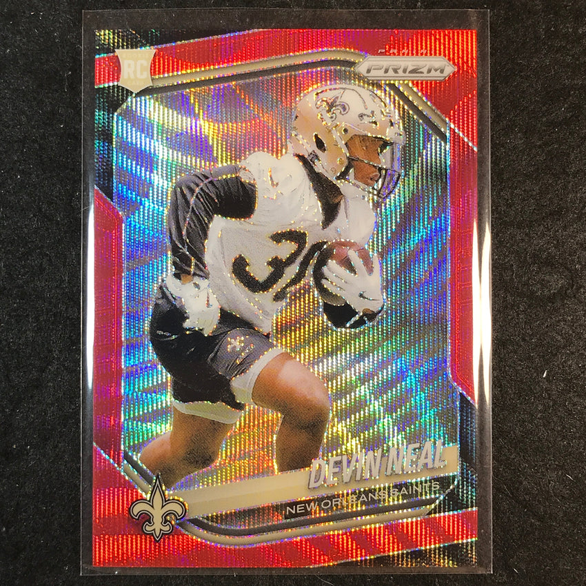 2025 Prizm Football DEVIN NEAL Rookie Base Red Wave /149 #393