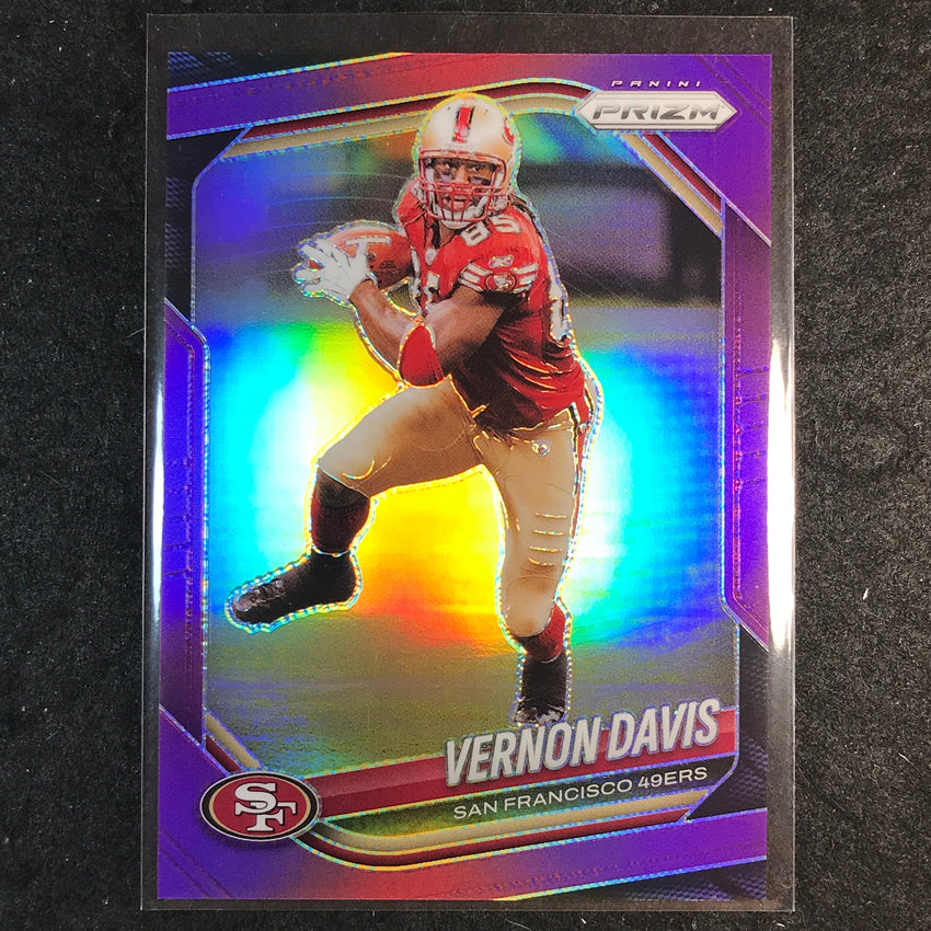 2025 Prizm Football VERNON DAVIS Base Purple /125 #39