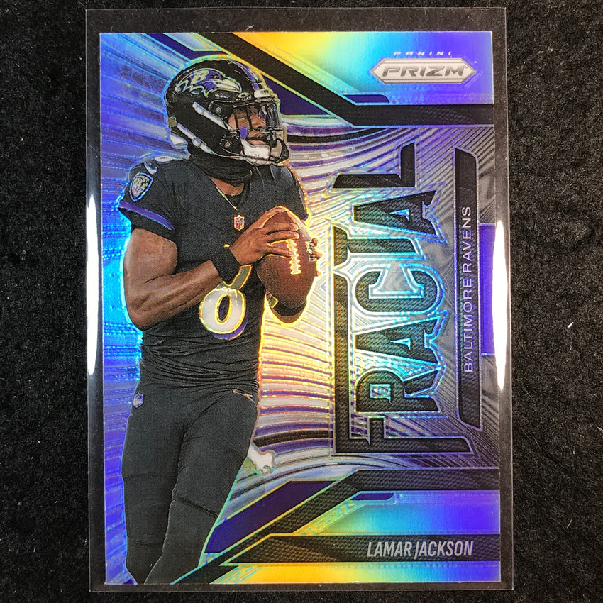 2025 Prizm Football LAMAR JACKSON Fractal Silver #2