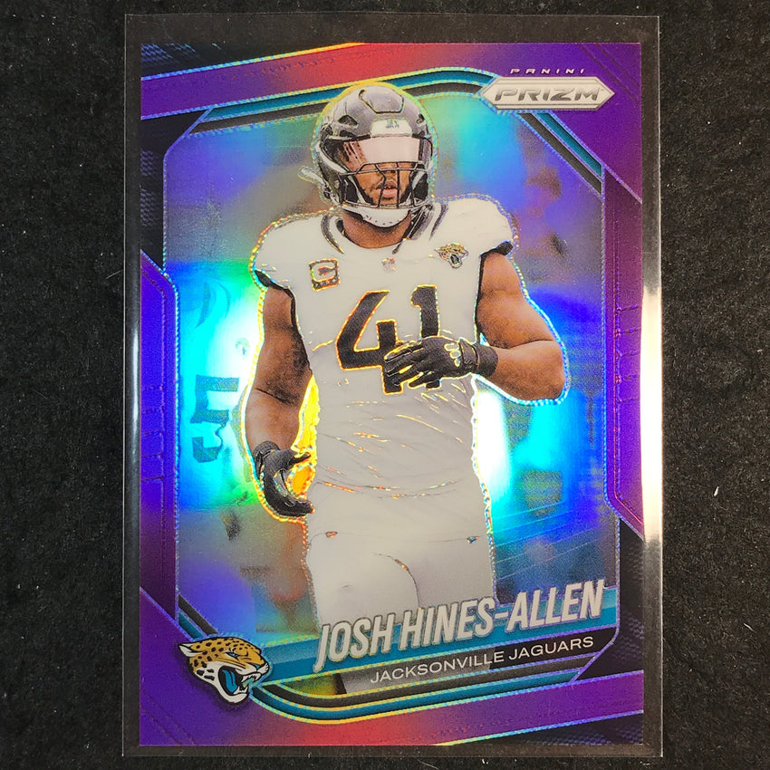 2025 Prizm Football JOSH HINES-ALLEN Base Purple /125 #43