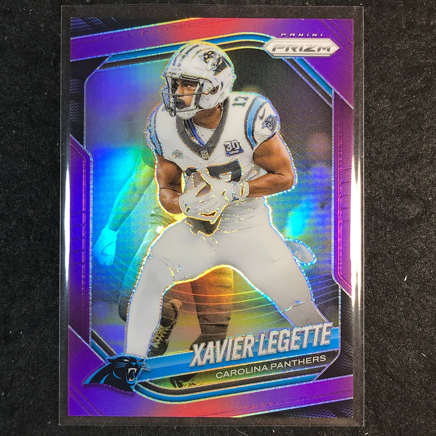 2025 Prizm Football XAVIER LEGETTE Base Purple /125 #118