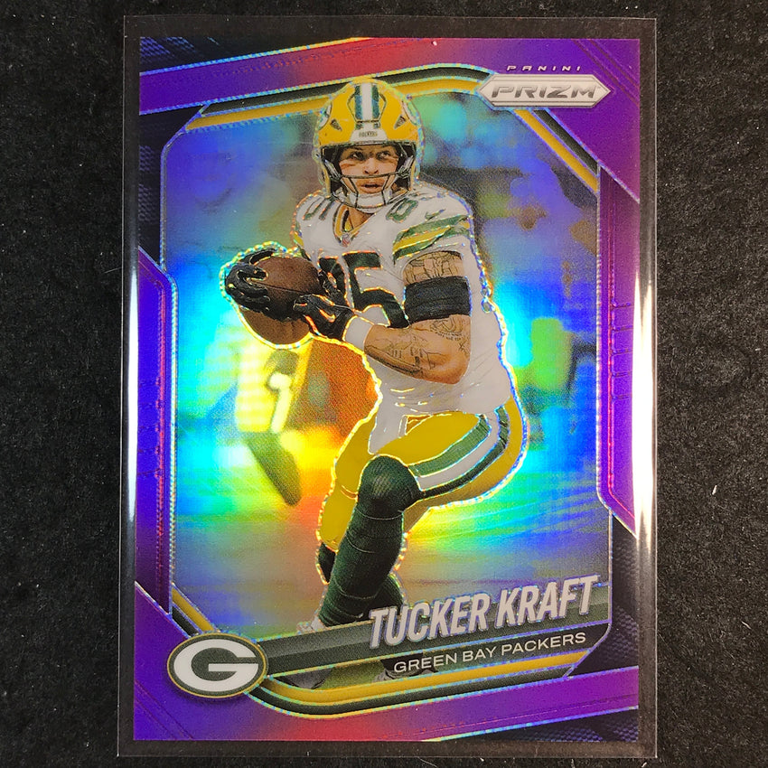 2025 Prizm Football TUCKER KRAFT Base Purple /125 #127