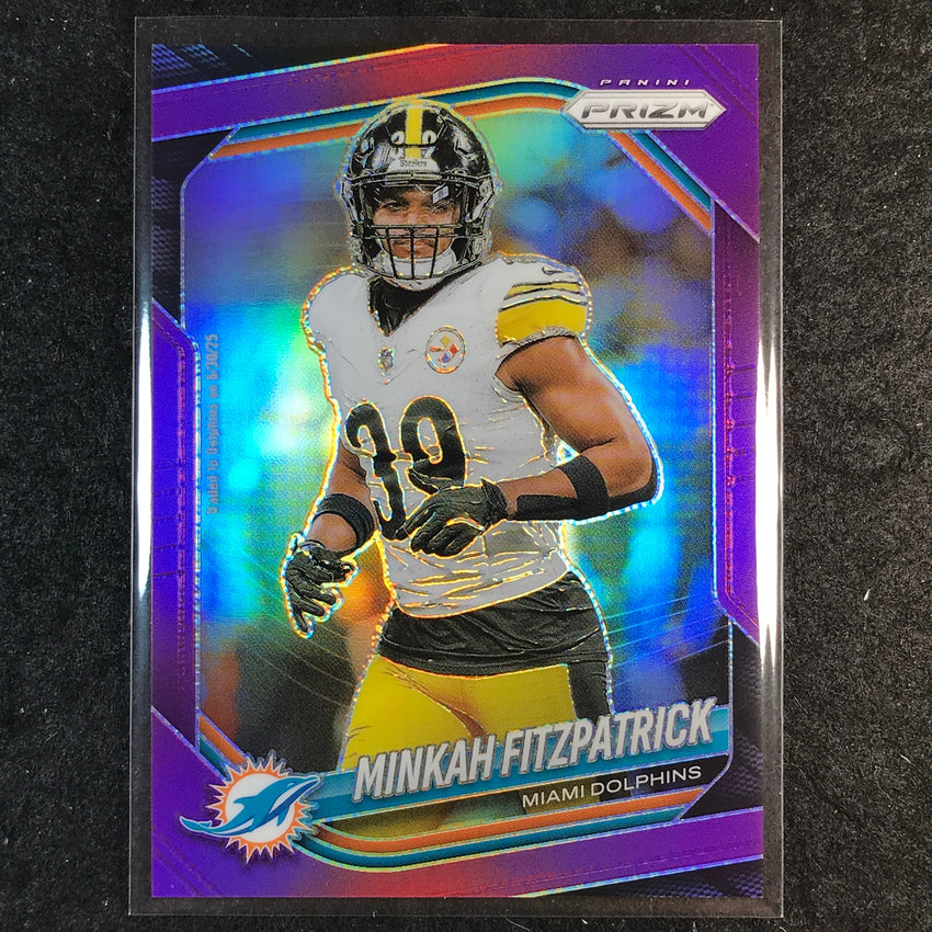 2025 Prizm Football MINKAH FITZPATRICK Base Purple /125 #132
