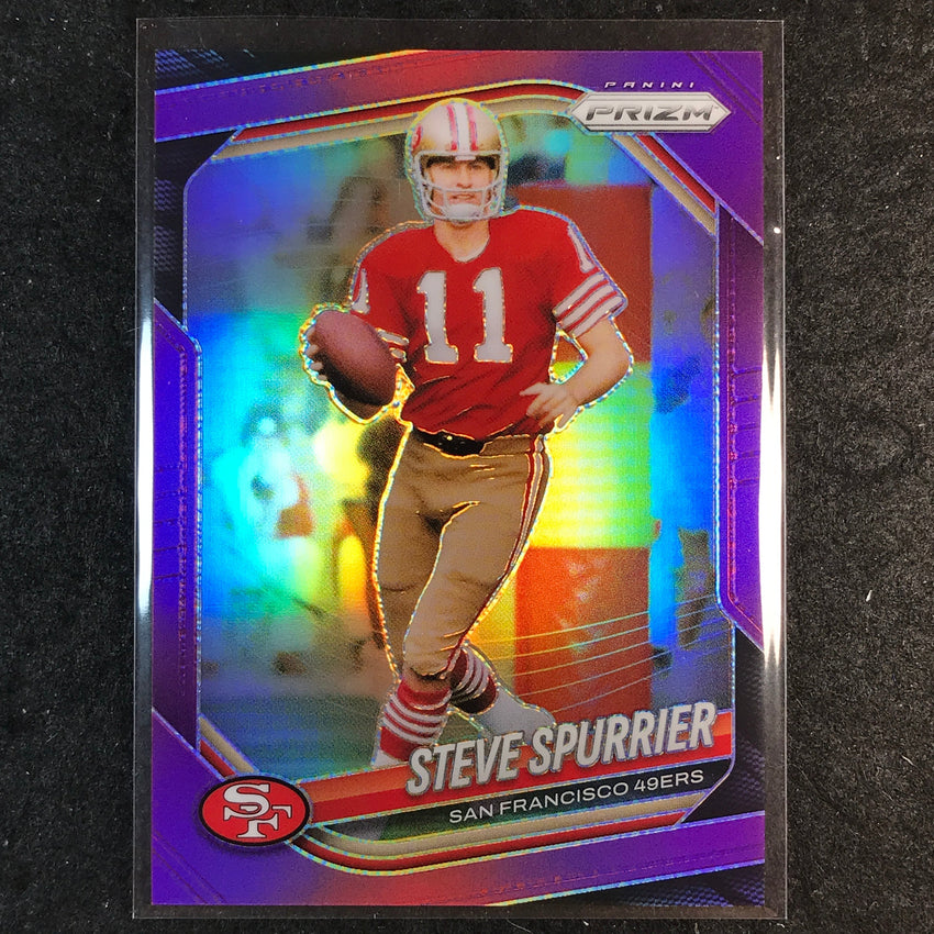 2025 Prizm Football STEVE SPURRIER Base Purple /125 #157