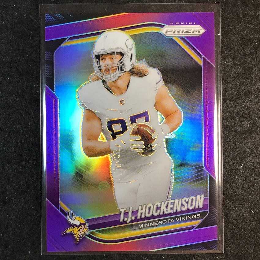 2025 Prizm Football T.J. HOCKENSON Base Purple /125 #173