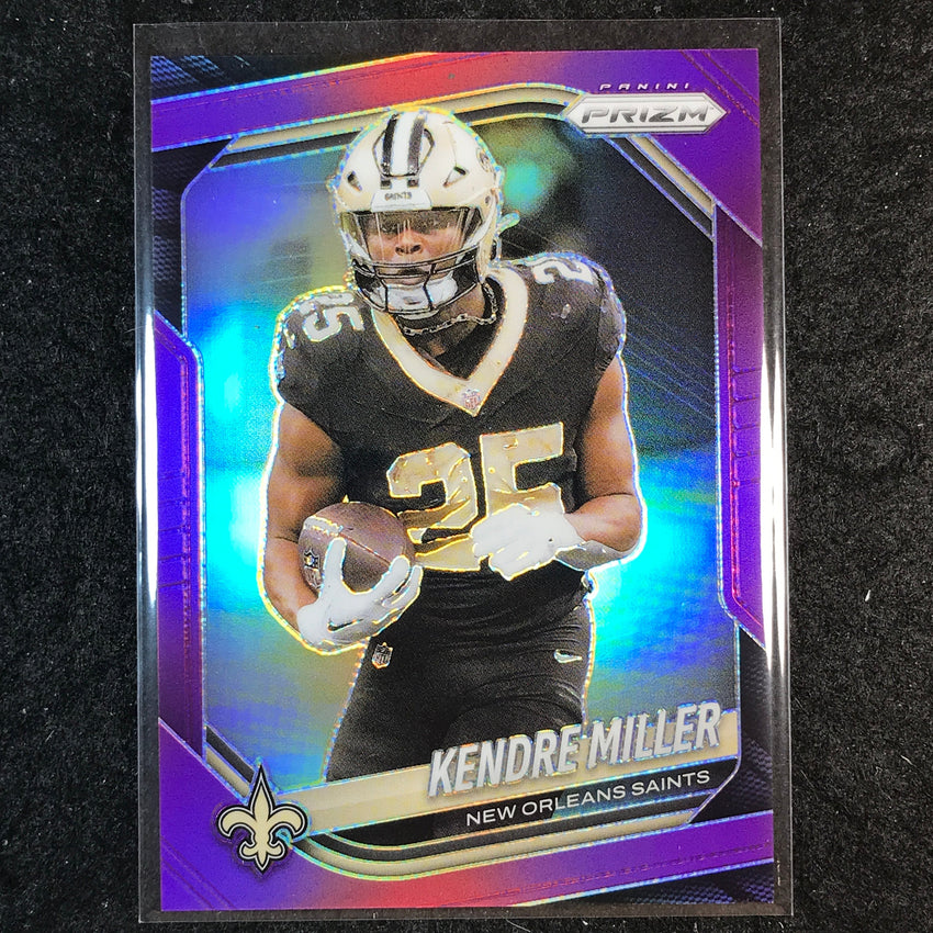 2025 Prizm Football KENDRE MILLER Base Purple /125 #191