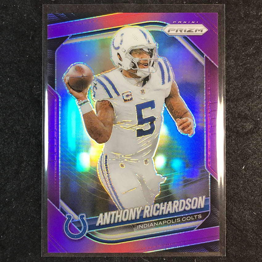 2025 Prizm Football ANTHONY RICHARDSON Base Purple /125 #193