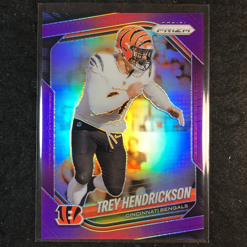 2025 Prizm Football TREY HENDRICKSON Base Purple /125 #291