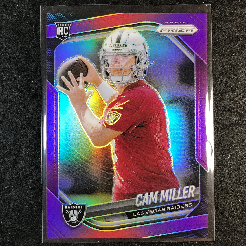 2025 Prizm Football CAM MILLER Rookie Base Purple /125 #362