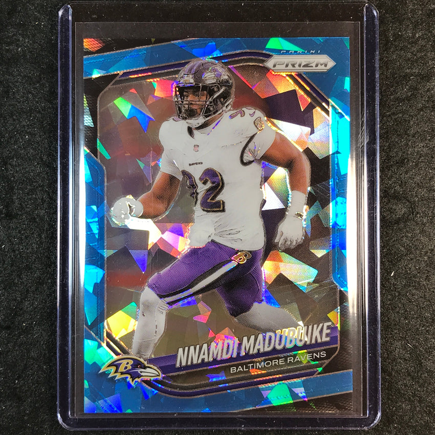 2025 Prizm Football NNAMDI MADUBUIKE Base Blue Ice 53/99 #22