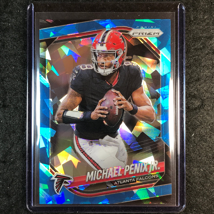 2025 Prizm Football MICHAEL PENIX JR. Base Blue Ice 86/99 #56
