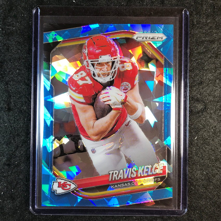 2025 Prizm Football TRAVIS KELCE Base Blue Ice 94/99 #67