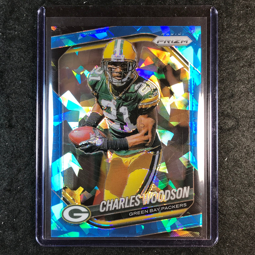 2025 Prizm Football CHARLES WOODSON Base Blue Ice 40/99 #119