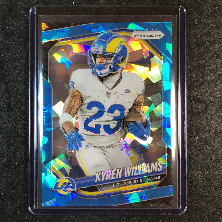 2025 Prizm Football KYREN WILLIAMS Base Blue Ice 65/99 #138