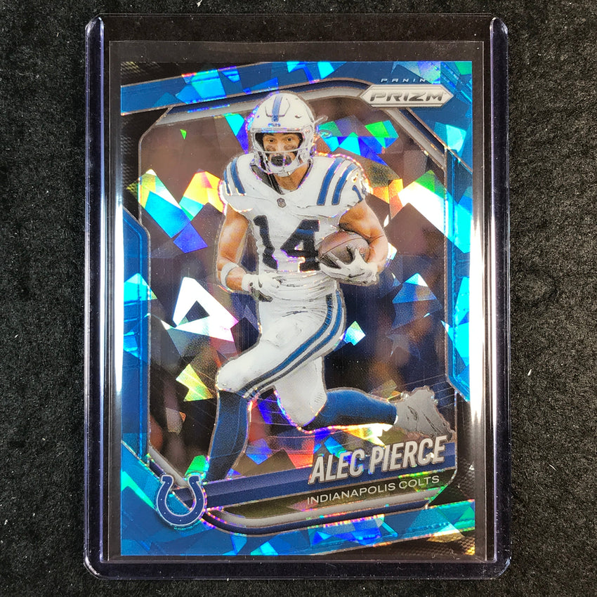 2025 Prizm Football ALEC PIERCE Base Blue Ice 55/99 #209