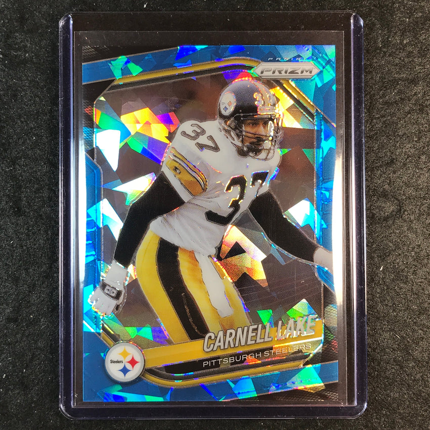 2025 Prizm Football CARNELL LAKE Base Blue Ice 93/99 #252
