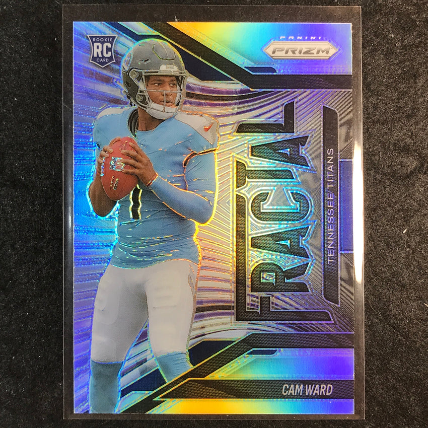 2025 Prizm Football CAM WARD Fractal Rookie Silver #11