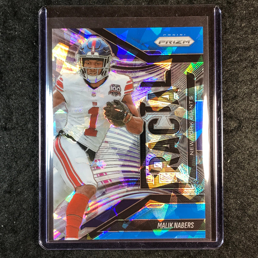 2025 Prizm Football MALIK NABERS Fractal Blue Ice 68/99 #3