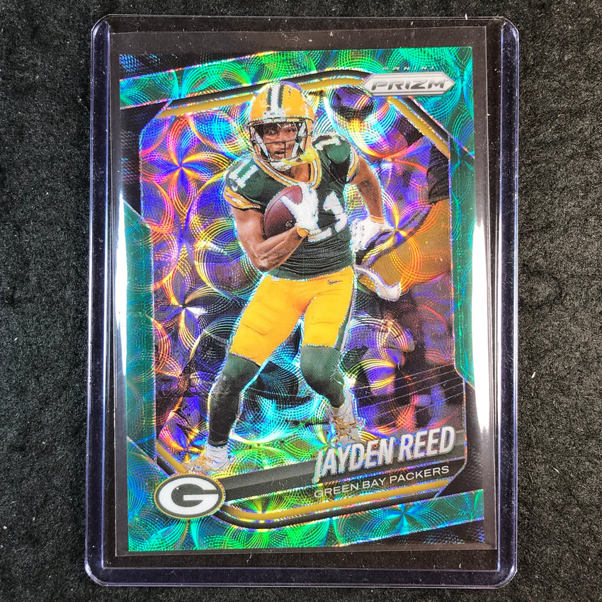 2025 Prizm Football JAYDEN REED Base Green Scope 69/75 #25
