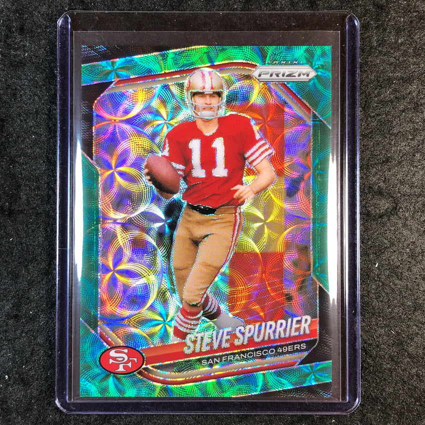 2025 Prizm Football STEVE SPURRIER Base Green Scope 75/75 #157