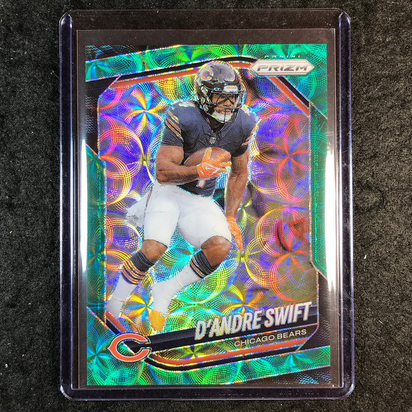 2025 Prizm Football D'ANDRE SWIFT Base Green Scope 49/75 #236