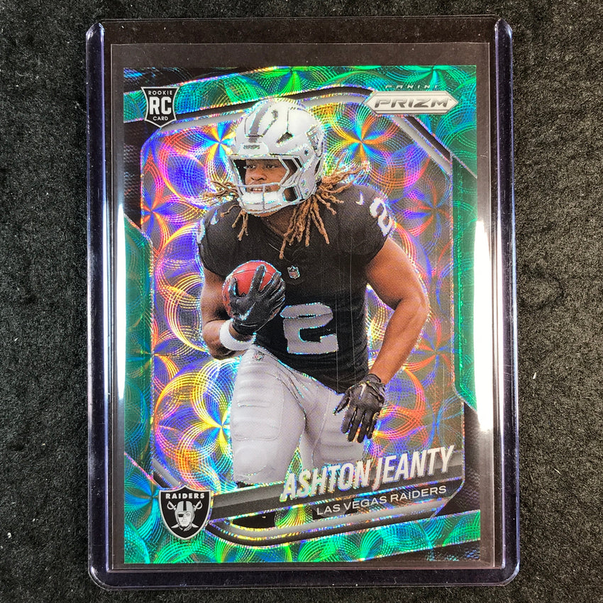 2025 Prizm Football ASHTON JEANTY Rookie Base Green Scope 50/75 #315