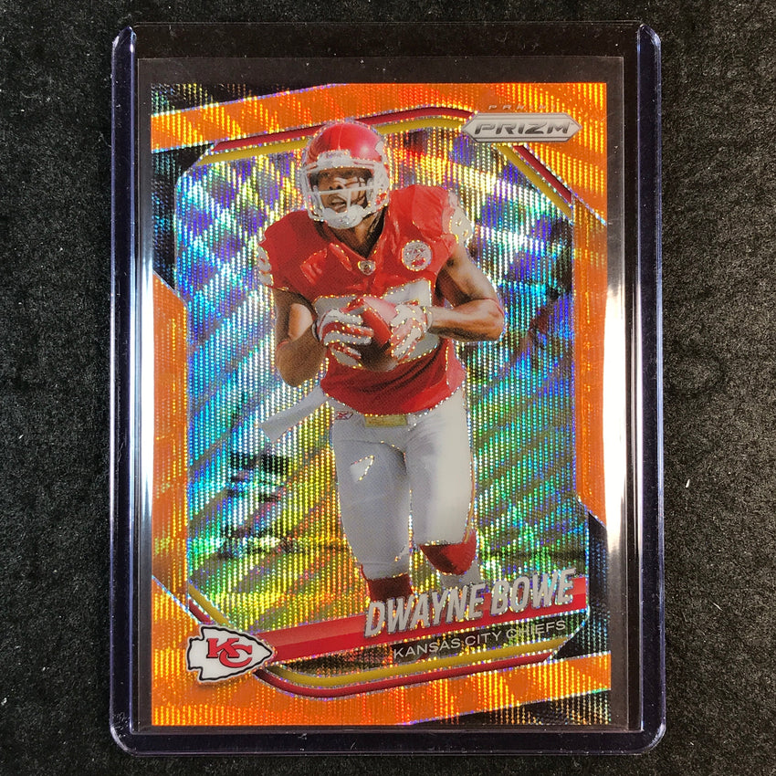 2025 Prizm Football DWAYNE BOWE Base Orange Wave 19/65 #46