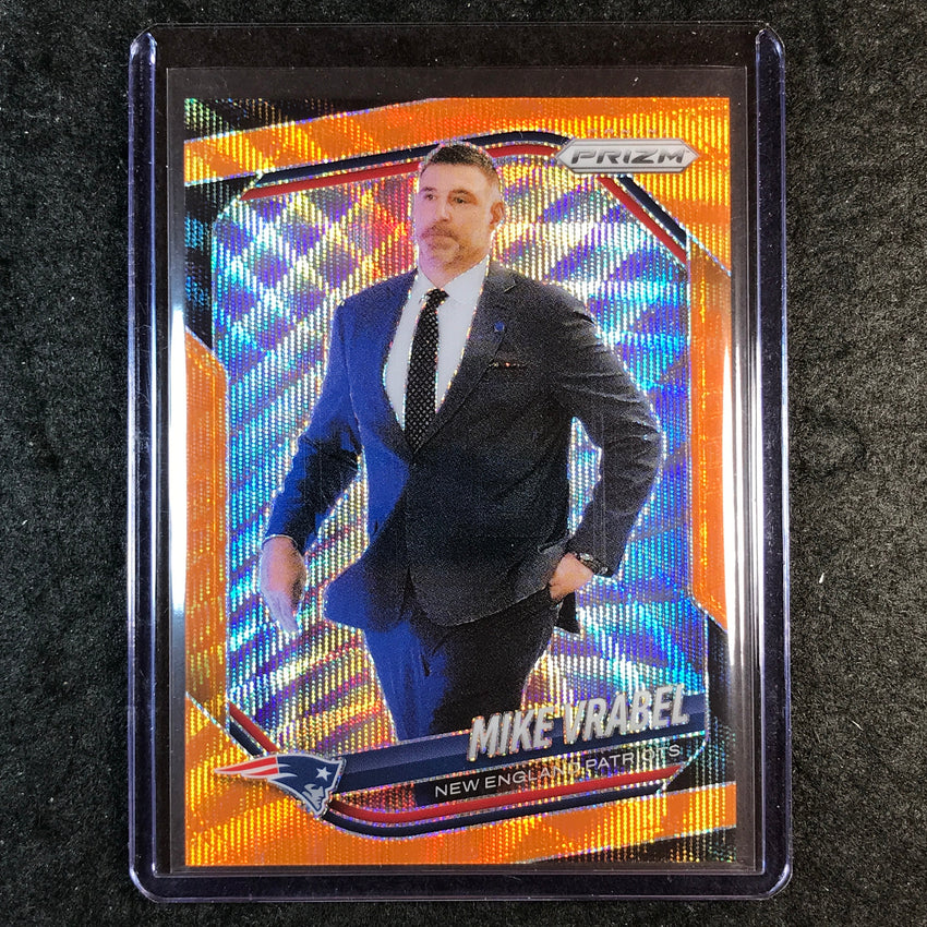 2025 Prizm Football MIKE VRABEL Base Orange Wave 65/65 #110