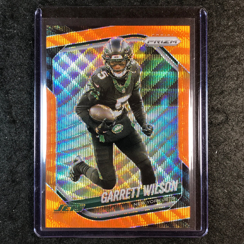 2025 Prizm Football GARRETT WILSON Base Orange Wave 42/65 #178