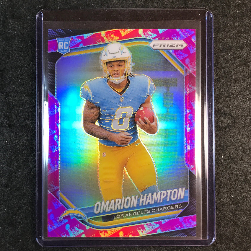 2025 Prizm Football OMARION HAMPTON Rookie Super Bowl LX 43/60 #355