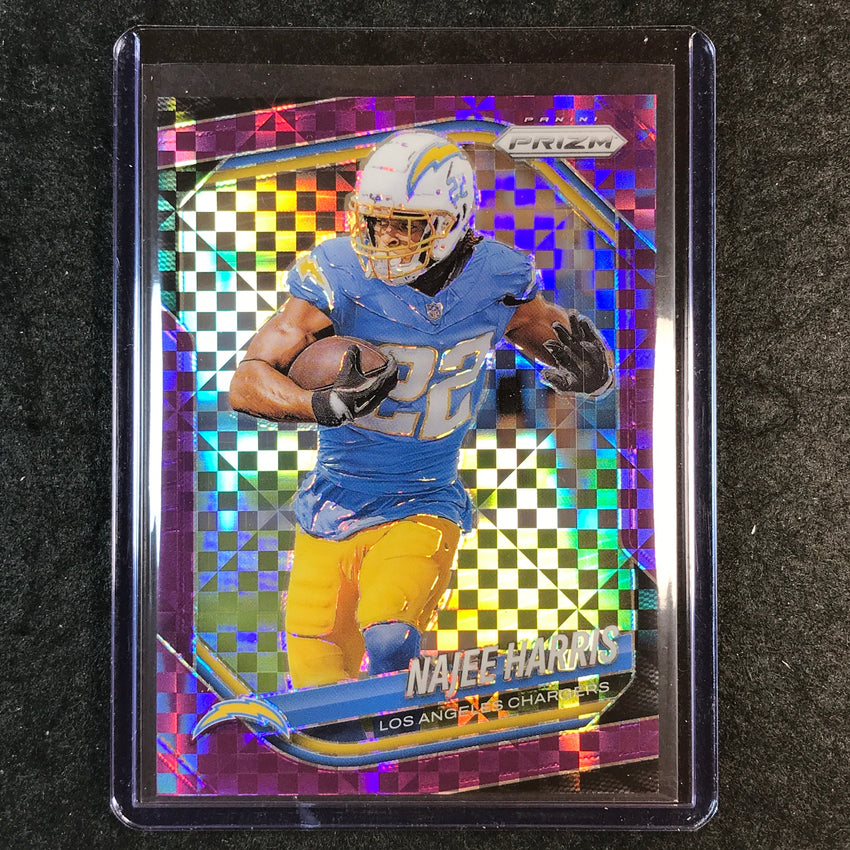 2025 Prizm Football NAJEE HARRIS Base Purple Power 12/49 #32