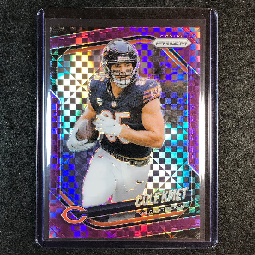 2025 Prizm Football COLE KMET Base Purple Power 47/49 #112