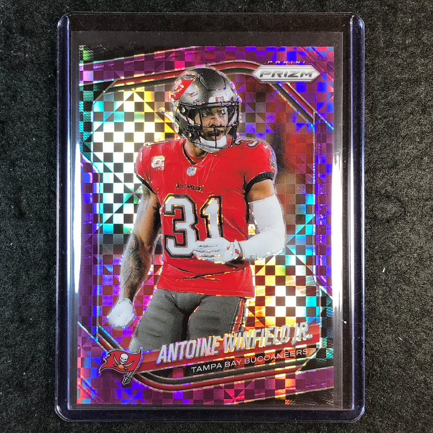 2025 Prizm Football ANTOINE WINFIELD JR. Base Purple Power 12/49 #114