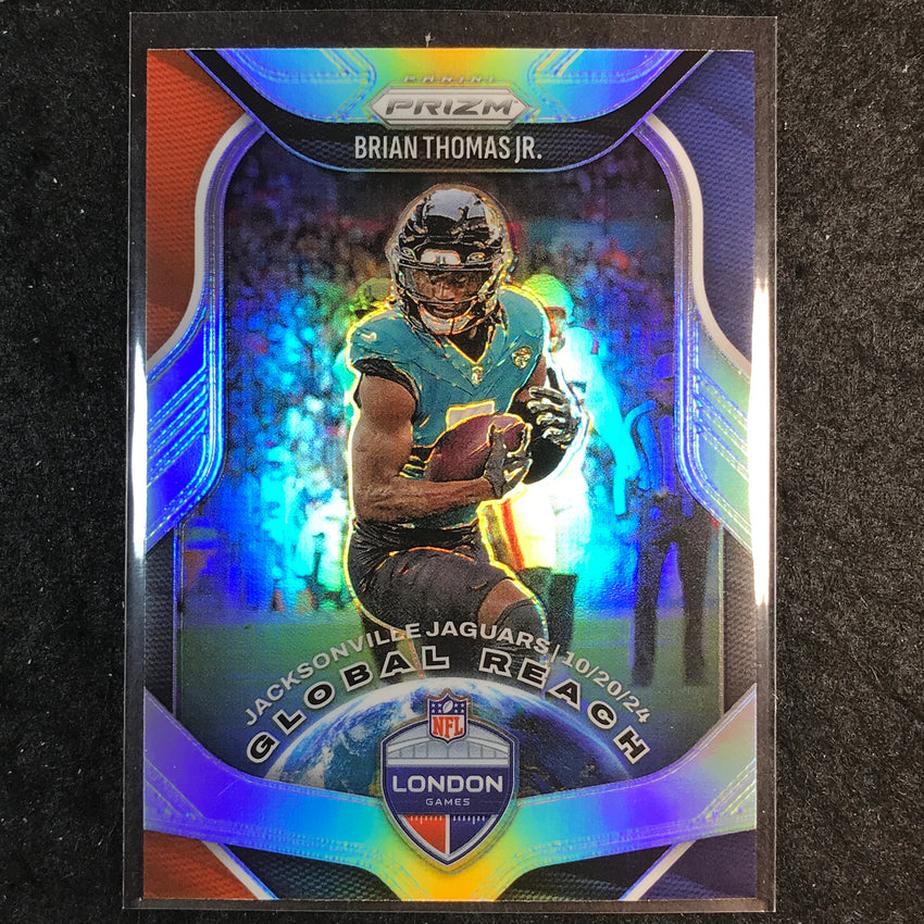 2025 Prizm Football BRIAN THOMAS JR. Global Reach Silver #8