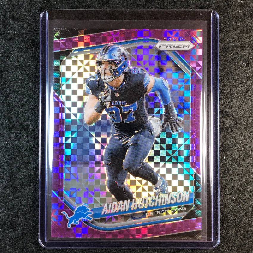 2025 Prizm Football AIDAN HUTCHINSON Base Purple Power 41/49 #210