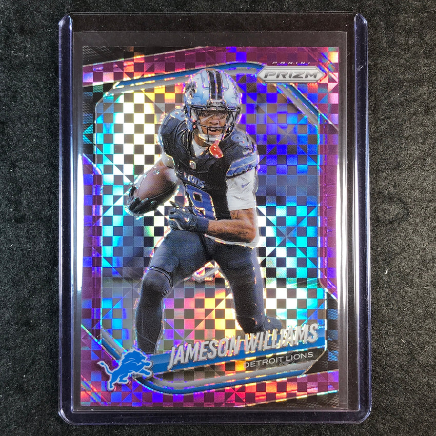 2025 Prizm Football JAMESON WILLIAMS Base Purple Power 48/49 #276