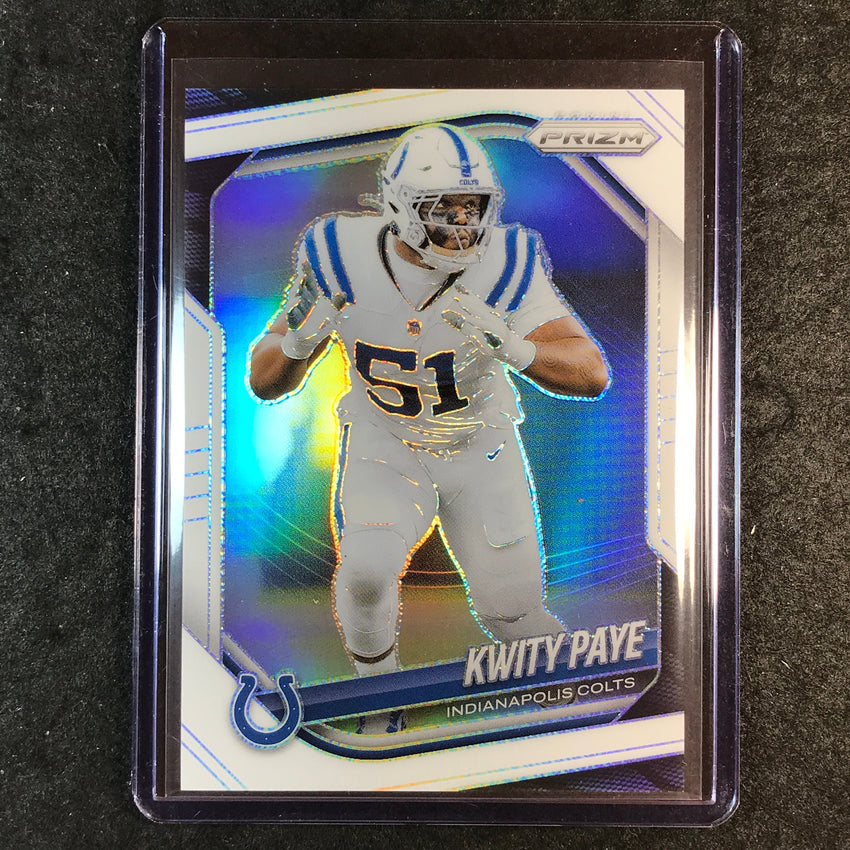 2025 Prizm Football KWITY PAYE Base White 7/35 #286