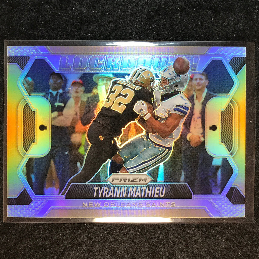 2025 Prizm Football TYRANN MATHIEU Lockdown! Prizms Silver #2