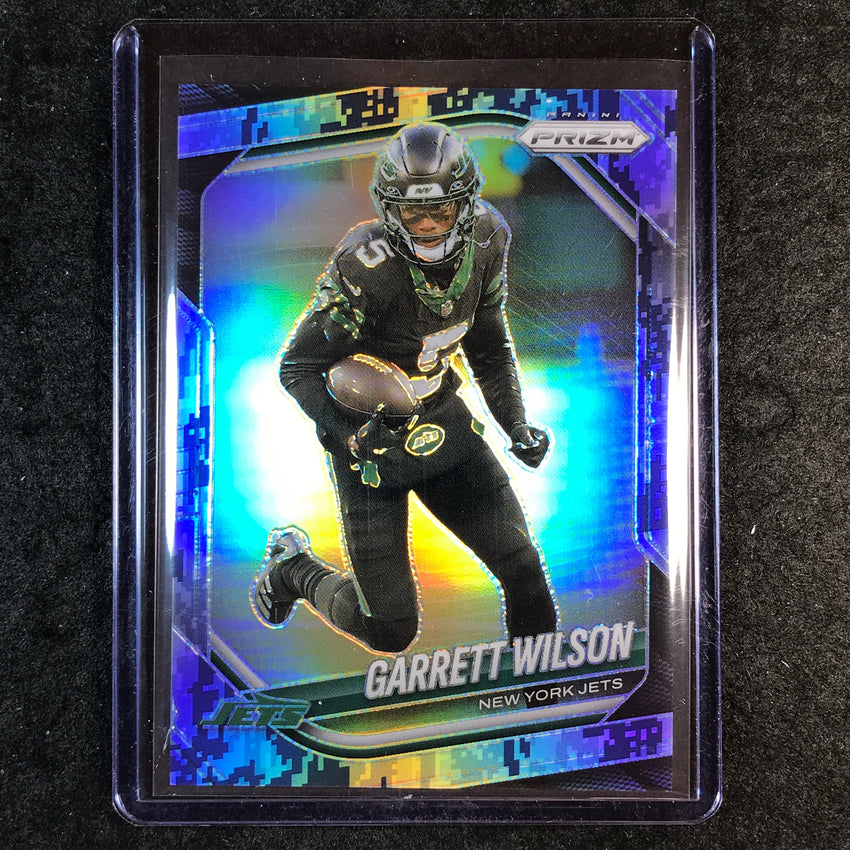 2025 Prizm Football GARRETT WILSON Base Navy Camo 24/25 #178
