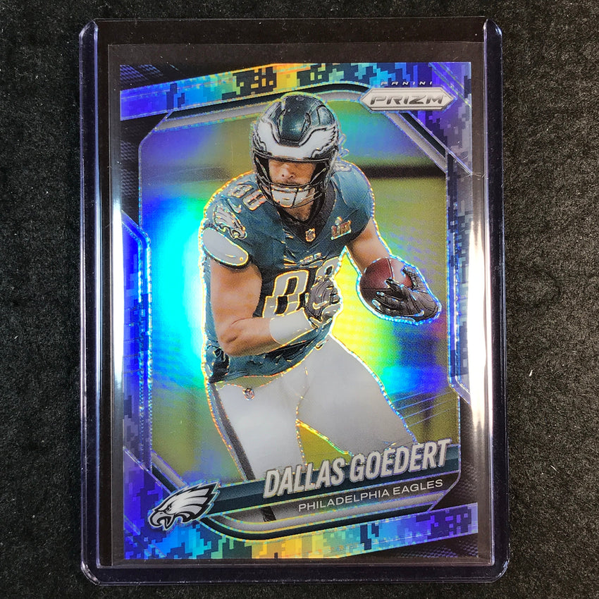 2025 Prizm Football DALLAS GOEDERT Base Navy Camo 25/25 #234