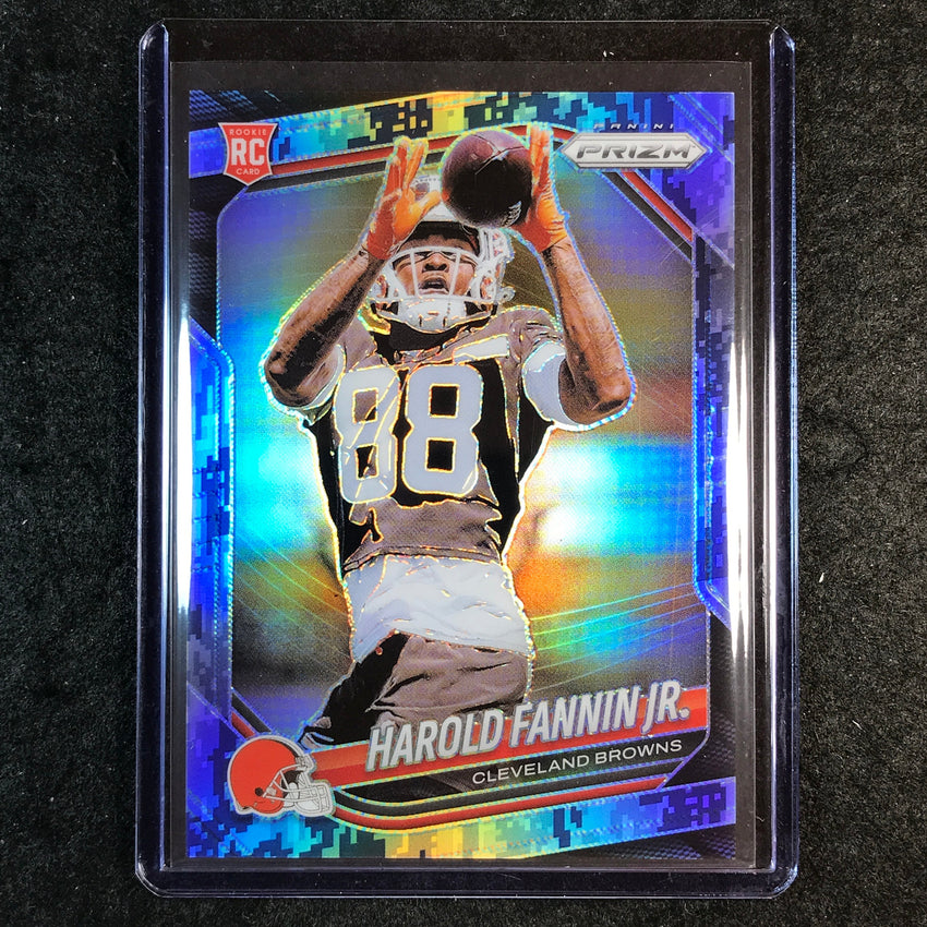 2025 Prizm Football HAROLD FANNIN JR. Rookie Base Navy Camo 21/25 #399