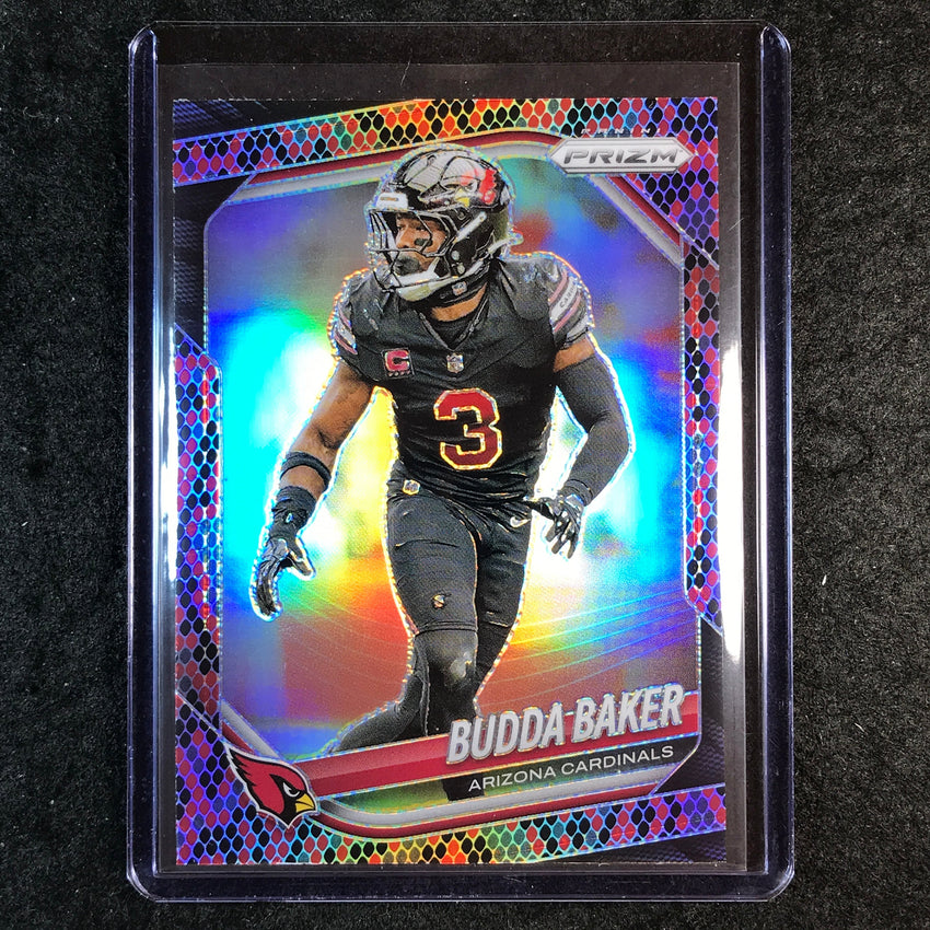 2025 Prizm Football BUDDA BAKER Base Snakeskin SSP #125