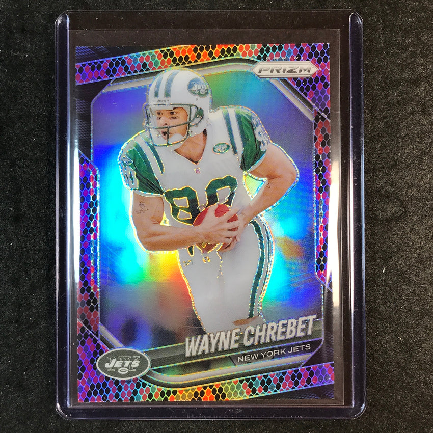 2025 Prizm Football WAYNE CHREBET Base Snakeskin SSP #295