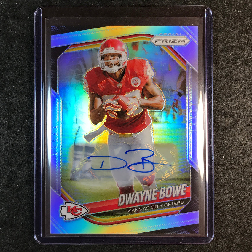 2025 Prizm Football DWAYNE BOWE Base Auto Silver #46