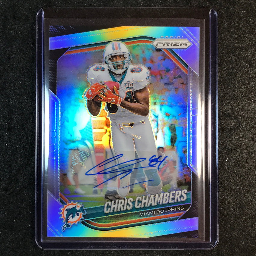 2025 Prizm Football CHRIS CHAMBERS Base Auto Silver #107